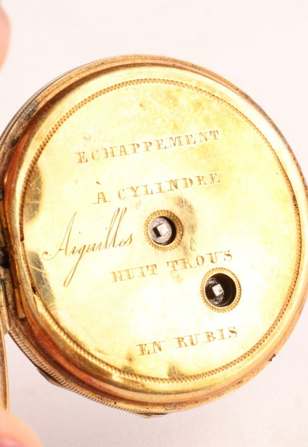 Exquisite 19th Century French Enamel & Diamond Pocket Watch