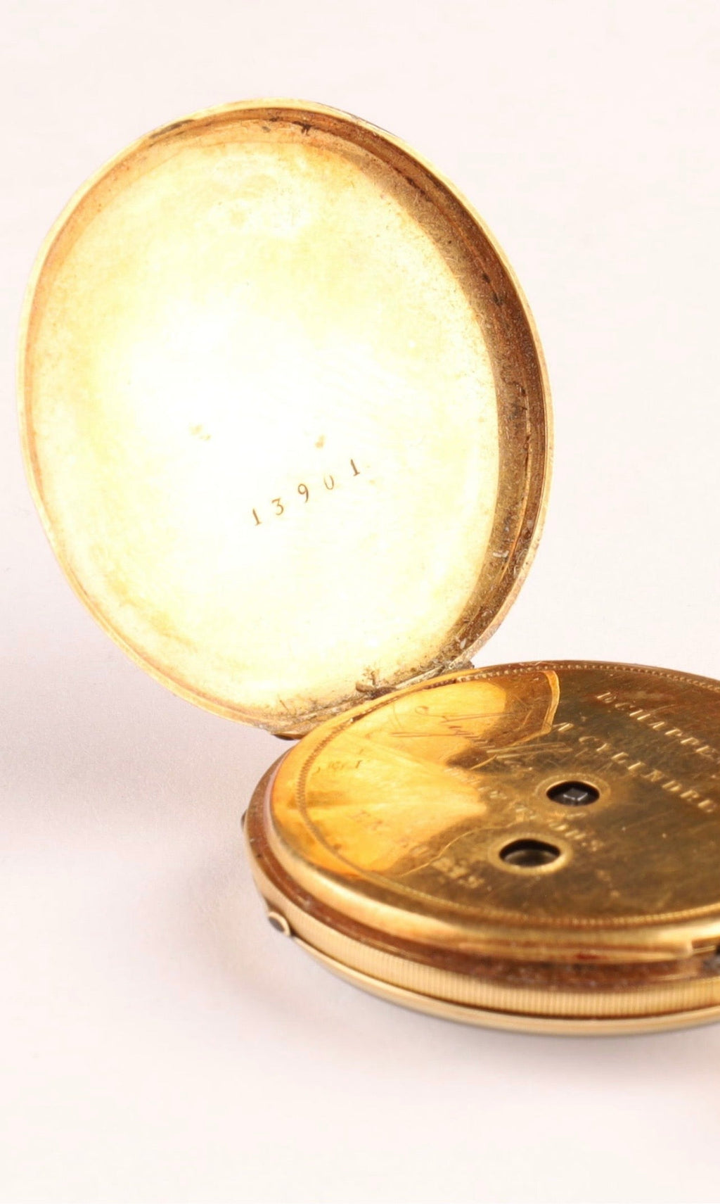 Exquisite 19th Century French Enamel & Diamond Pocket Watch