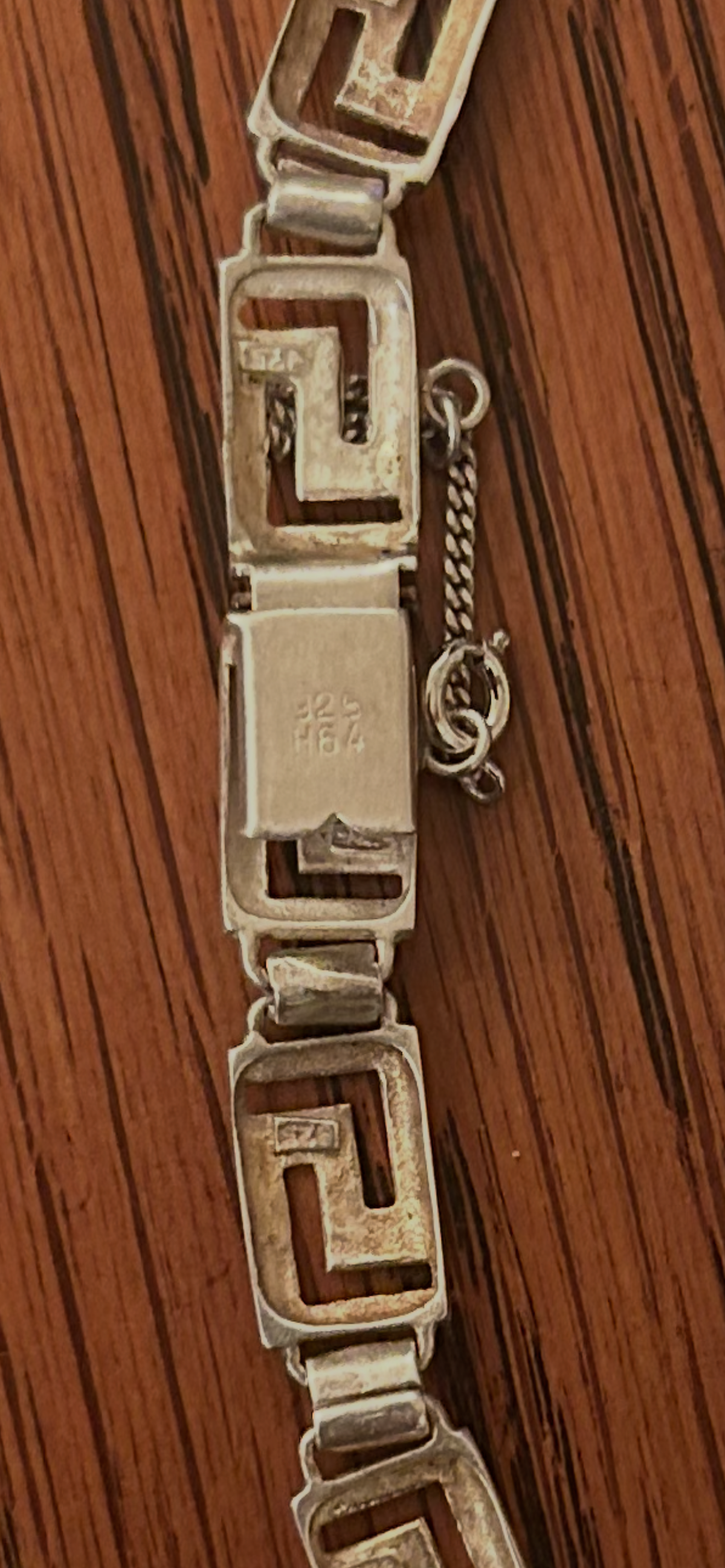 Vintage Taxco Sterling Silver Key Link Necklas