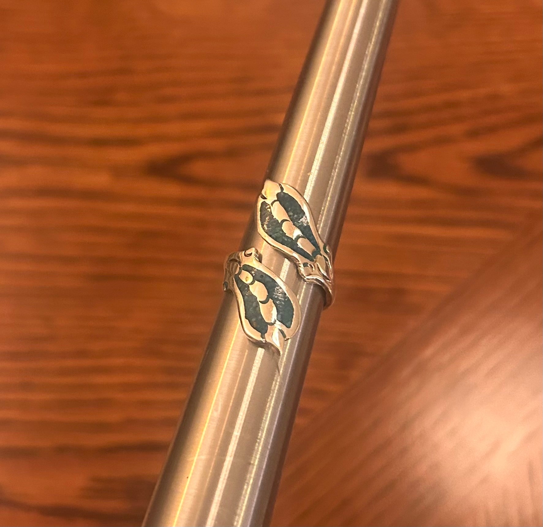 Vintage Taxco Mid-Century Sterling Silver "Eagle Wing" Bypass Ring – Artisan MDG (Hallmarked)