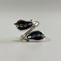 Vintage Taxco Mid-Century Sterling Silver "Eagle Wing" Bypass Ring – Artisan MDG (Hallmarked)