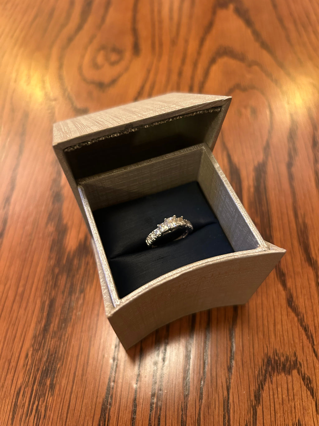 Celebration Grand 9-Diamond Ring | 1.28 TCW | Ideal Cut | Size 5